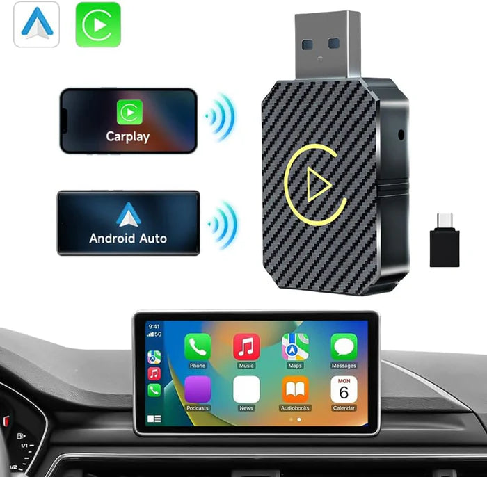 Adaptador multimedia automotriz inalámbrico Pairr TV-HDMI CarPlay/Android Auto actualizado 2025 NUEVO | PROMOCIÓN ESPECIAL 30 AÑOS - ENVÍO GRATIS