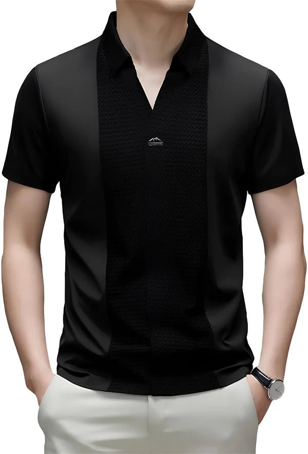 [PAGA 2, LLEVA 3] Camisa Polo Casual Italiana De Seda Hielo Y Poliéster + Regalos: 3 BERMUDAS Y UN RELOJ.
