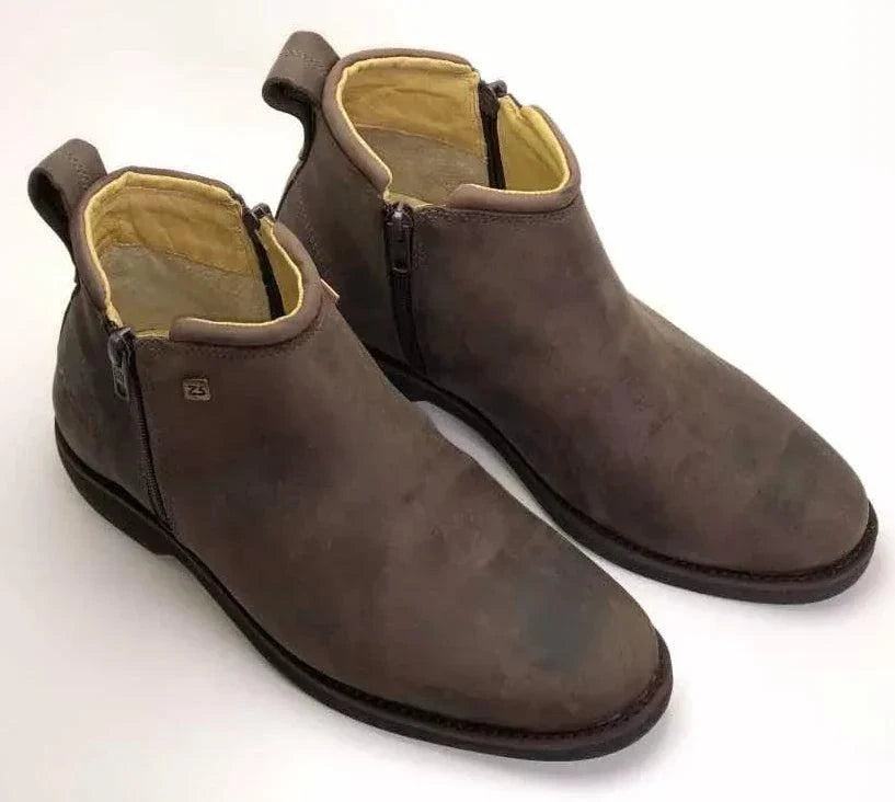 Kit Bota Zavu Casual Masculina de Cuero + 3 REGALOS: Cinturón, Gorra y Cartera | PROMOCIÓN ESPECIAL 30 AÑOS - ENVÍO GRATIS